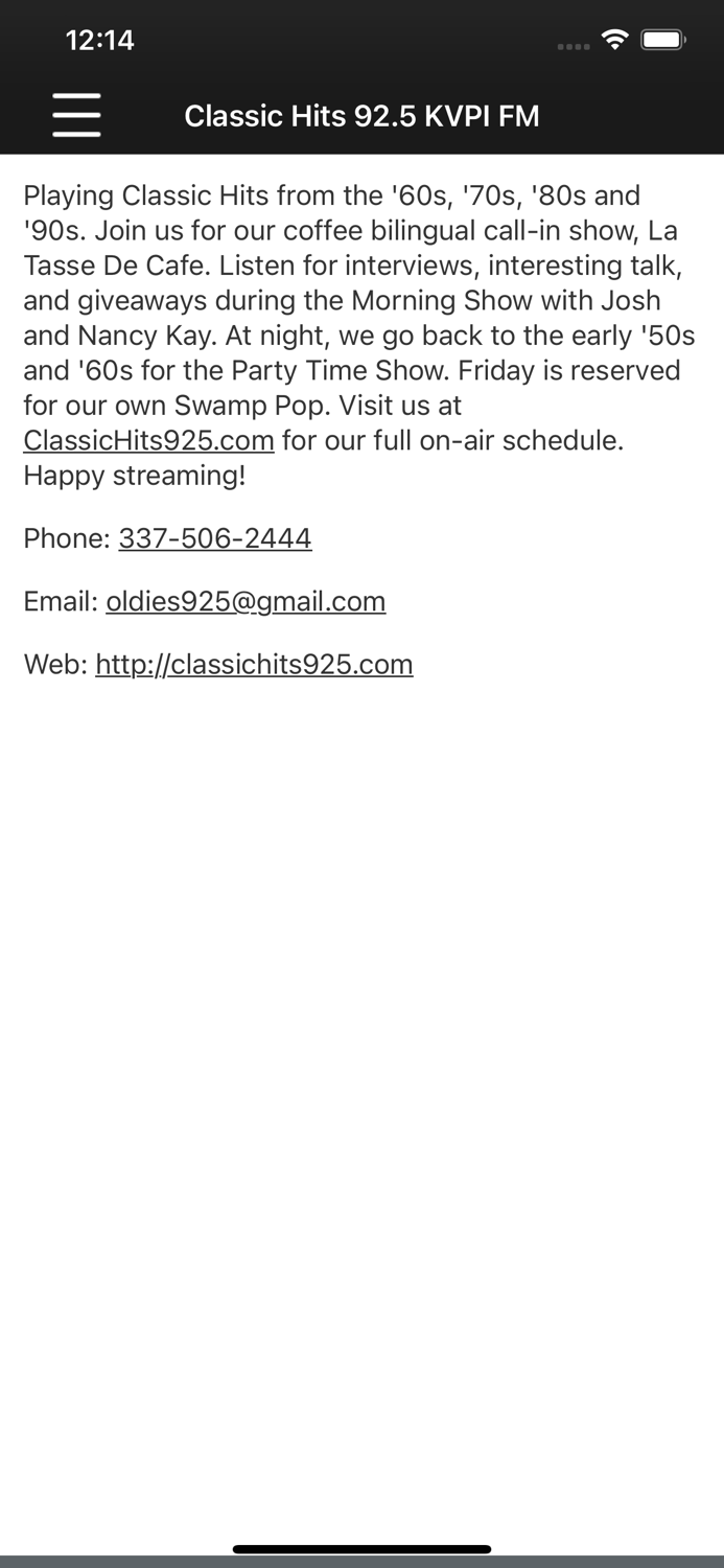 Classic Hits 92.5 KVPI