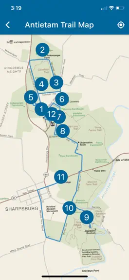 Game screenshot Antietam Trail Map App apk