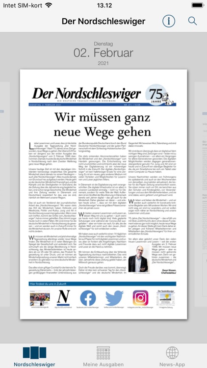 E-Archiv Der Nordschleswiger