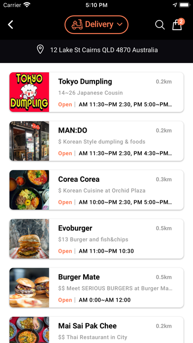 Order Now - Takeaway, Delivery Screenshot