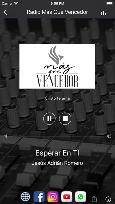 Radio Más Que Vencedor Screenshot