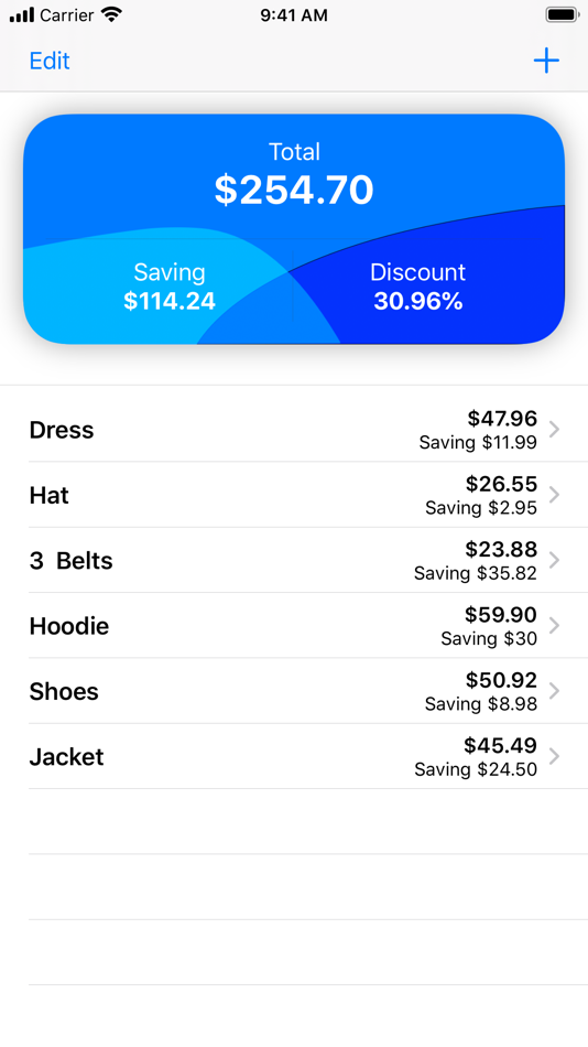 #1. Discounts (iOS) By: Michael Page