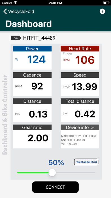 HITFIT Bike Screenshot