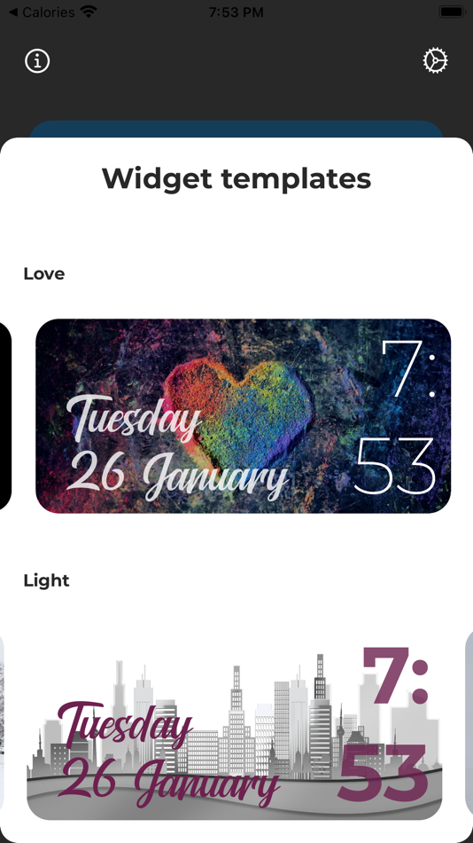 #2. Date and Time Widget (iOS) 由: SK Studios Ltd