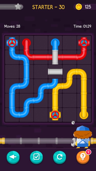 Pipe Lines Puzzle Screenshot
