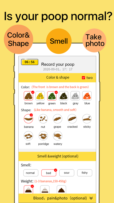 Screenshot 4 of Poop Tracker App