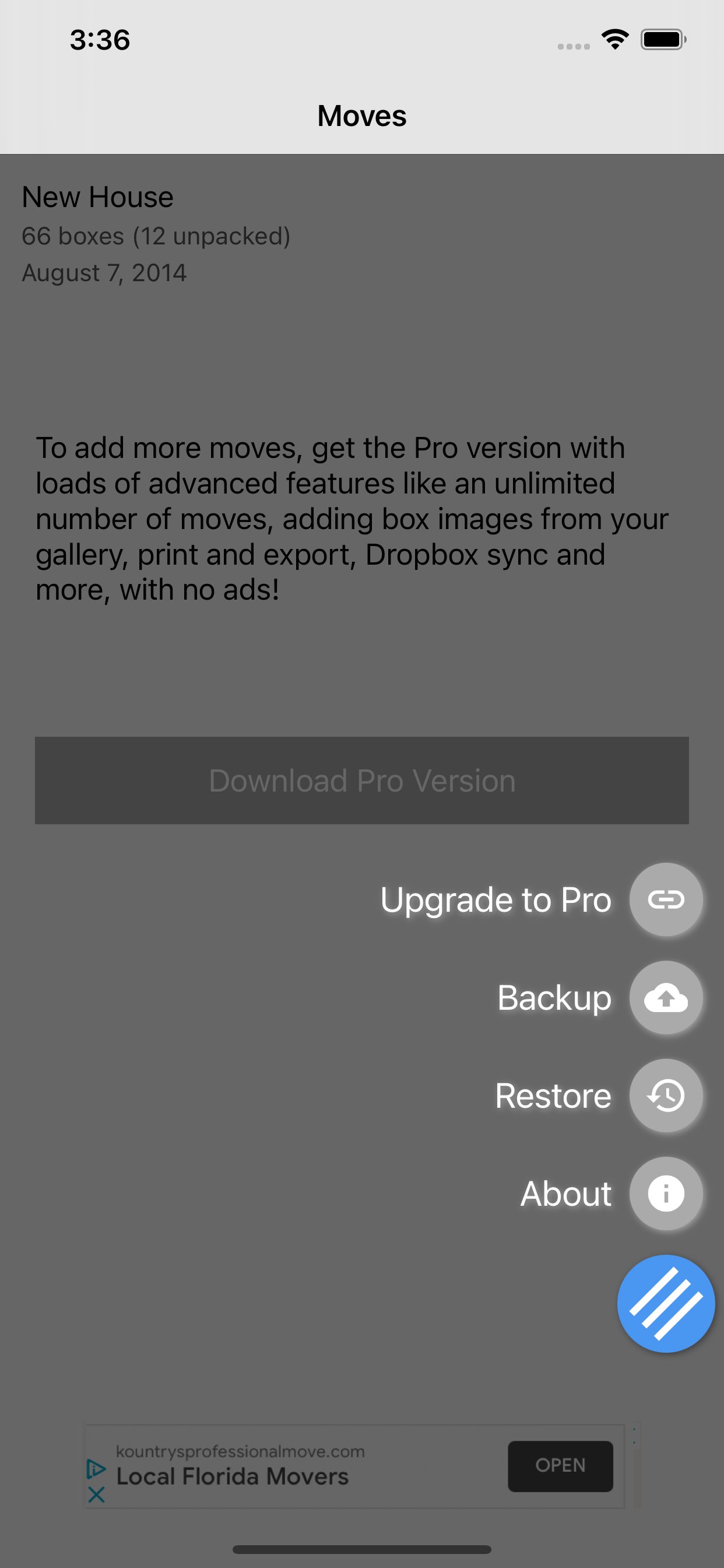 Moving Organizer Lite
