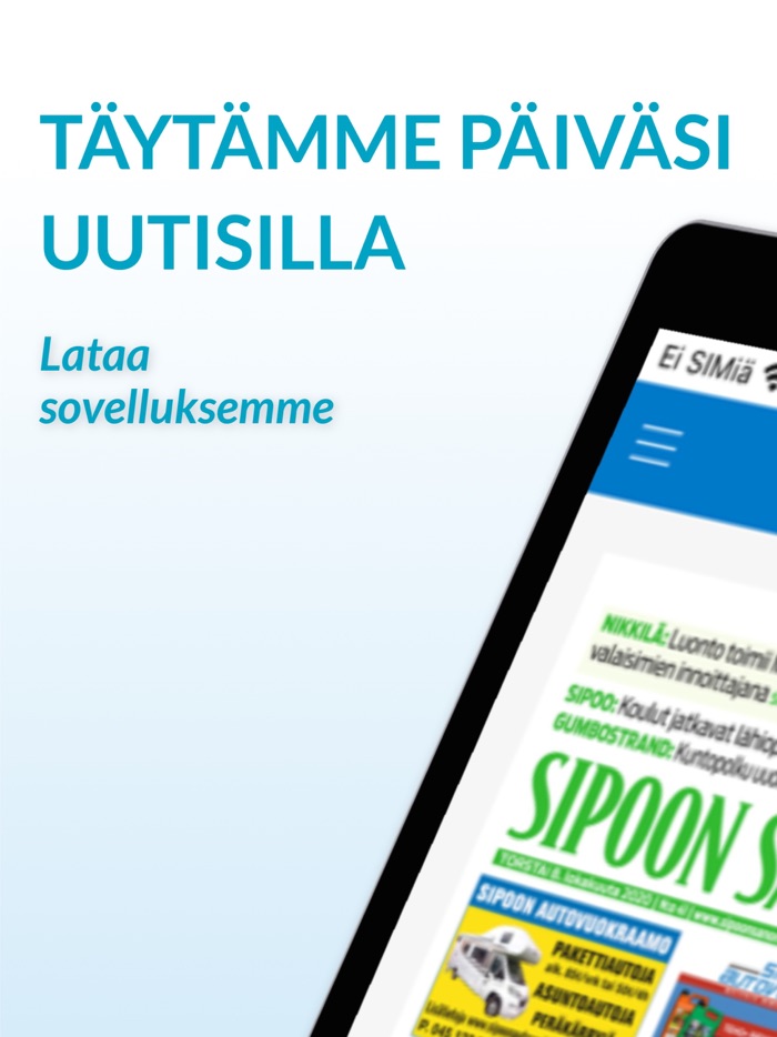 Sipoon Sanomat päivän lehti