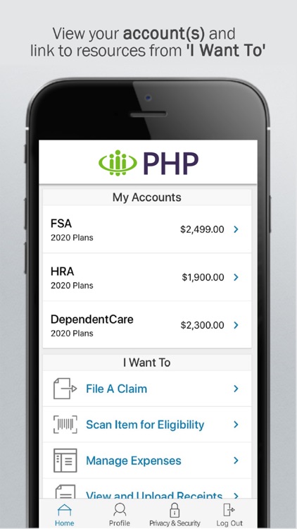PHP Reimbursement Account