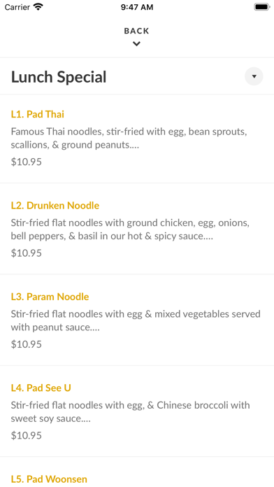 Coco Thai Kitchen Screenshot