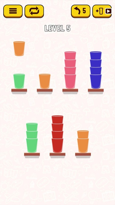 Cup Sort Puzzleのおすすめ画像3