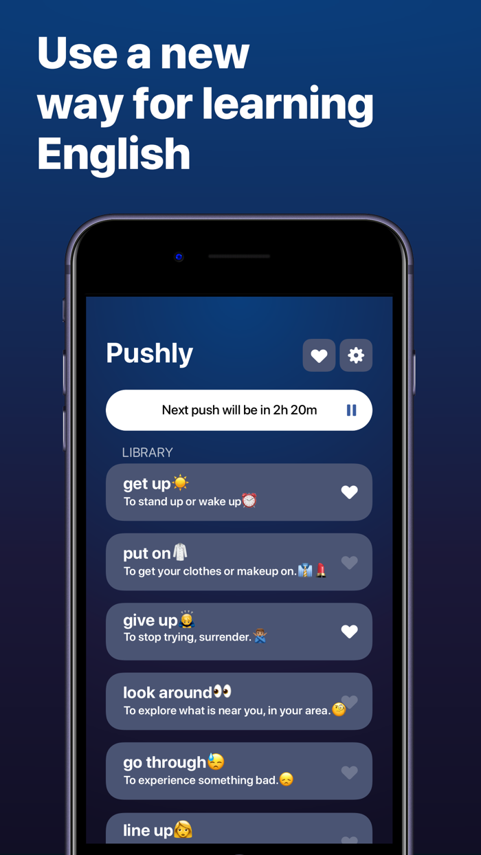Pushly — learn phrasal verbs