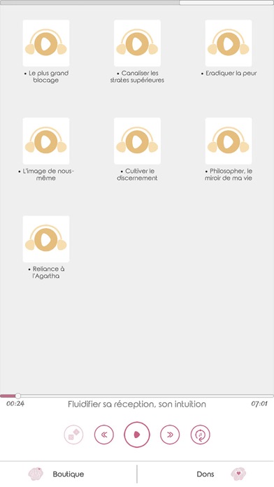 Entraînement Audio Lulumineuse Screenshot