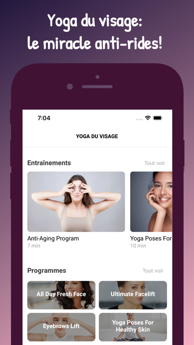 Screenshot #2 pour Yoga du Visage