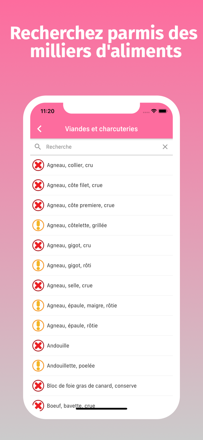 Enceinte que puis-je manger