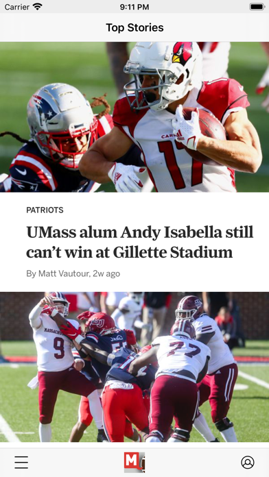 UMass Football News Screenshot 1 - AppWisp.com UMass Football News Screenshot 1 - AppWisp.com