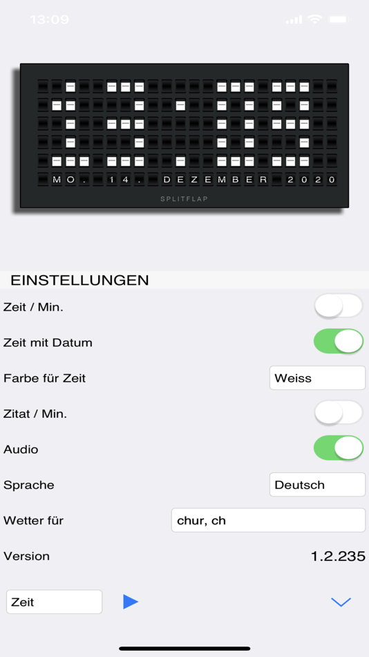 #3. SplitFlap (iOS) By: Rico Obrist