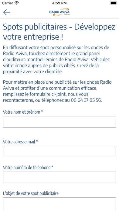 Radio Aviva Screenshot