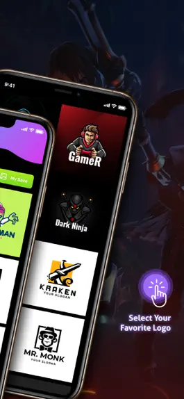 Game screenshot Logo Maker Esport Gaming Logo apk