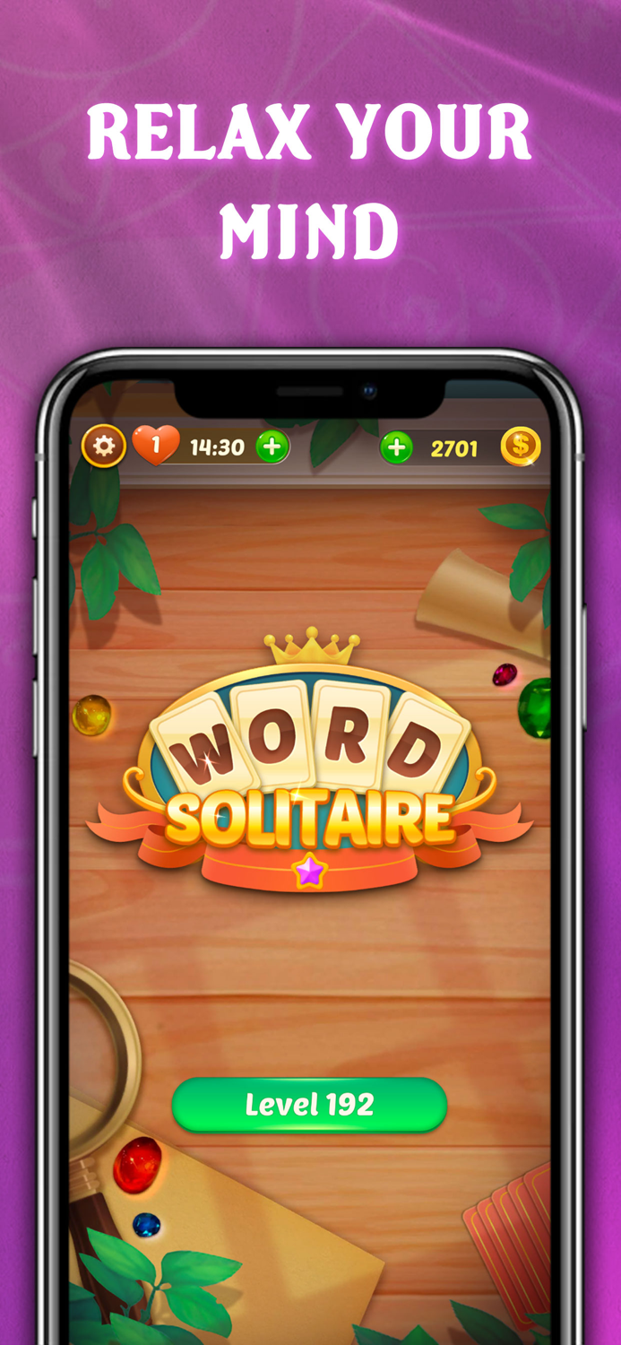 Word Card Solitaire