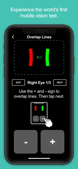 Game screenshot EyeQue PVT: Mobile Vision Test hack