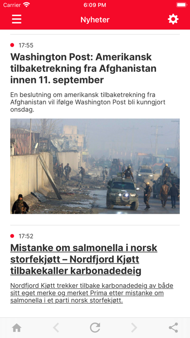 ABC Nyheter Screenshot