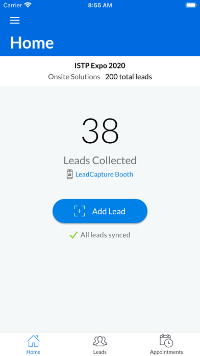 Cvent LeadCapture Screenshot