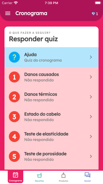 Meu Diario Capilar Screenshot
