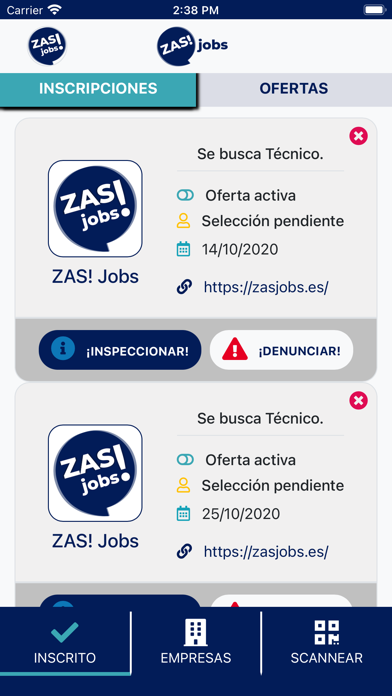 ZAS! Jobs Screenshot