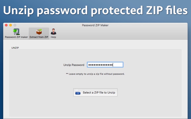Password ZIP Maker app screenshot 2