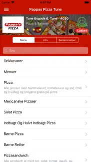 pappas pizza tune app iphone screenshot 1