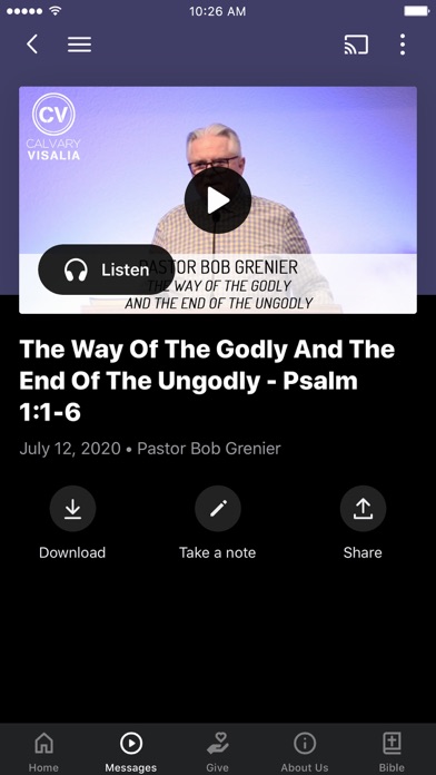 Calvary Visalia Screenshot