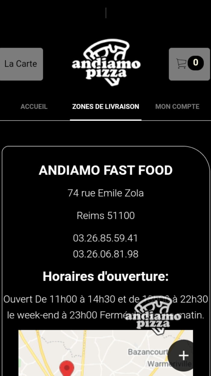 ANDIAMO FAST FOOD