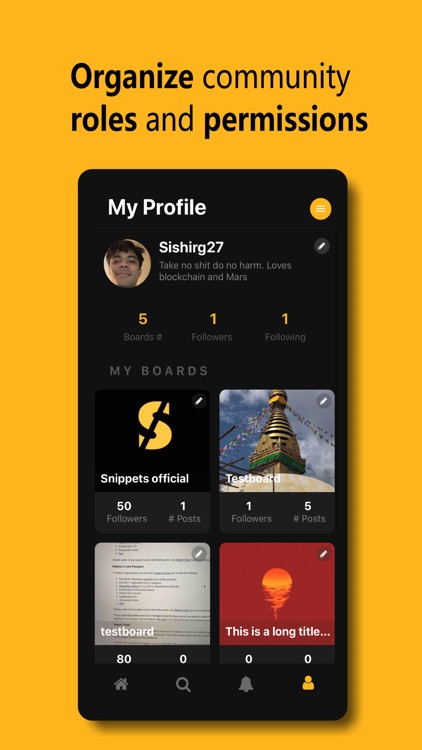 Snippets - Building community