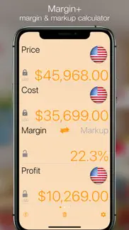 margin+ (margin calculator) iphone screenshot 1