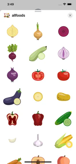 Game screenshot All Foods Stickers mod apk