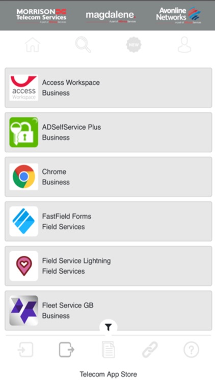 Telecom App Store by Morrison Telecom Services