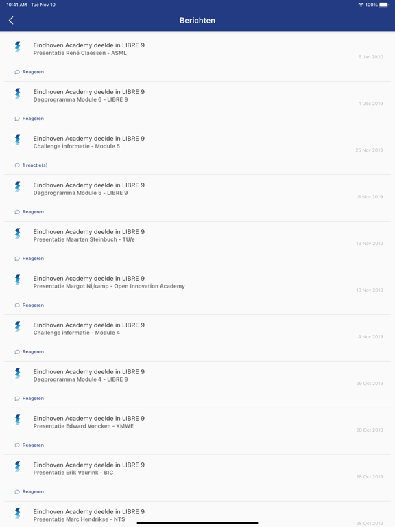 Screenshot #6 pour Eindhoven Academy app