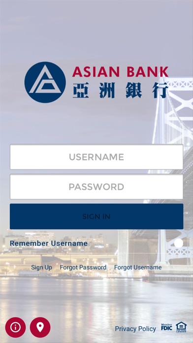 Asian Bank Screenshot