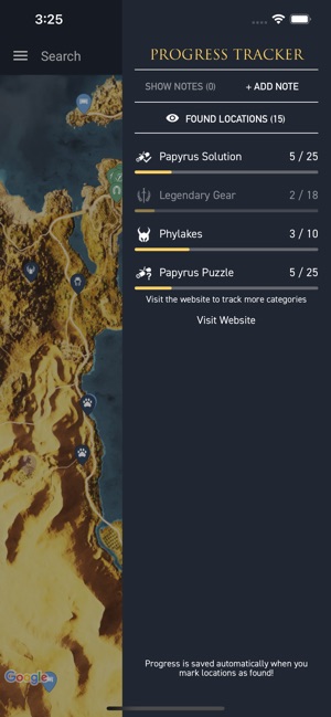 Unofficial Map: AC Origins on the App Store