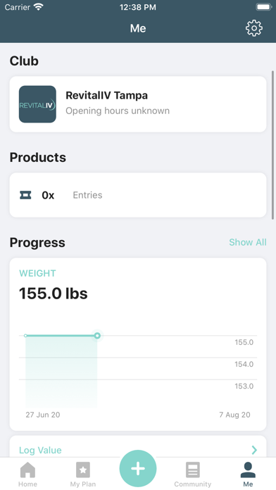 RevitalIV Fitness Screenshot