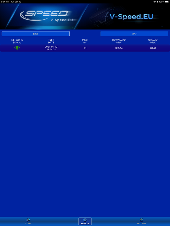 V-SPEED Speed Test iPad screenshot 4 - Utilities app