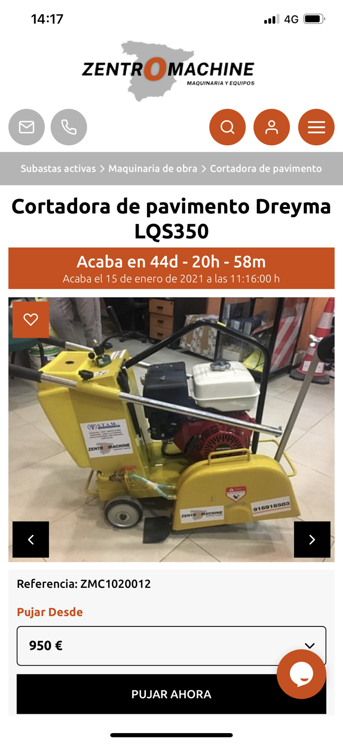 Subastas Zentromachine