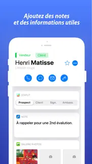contacts immo crm iphone screenshot 3