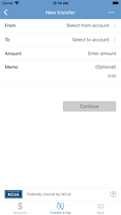 Florence Federal Credit Union Screenshot