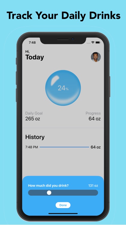 Drink Water - Daily Reminder.