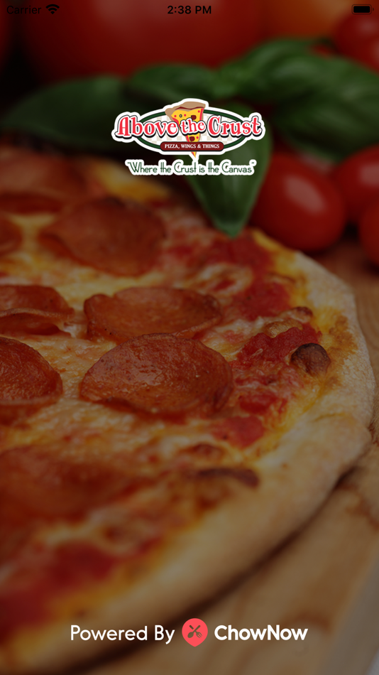 #1. Above the Crust (iOS) Podle: ChowNow