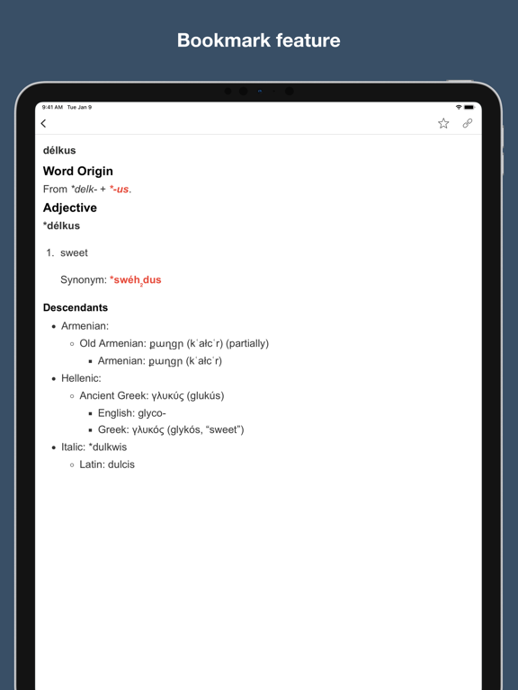 Screenshot #6 pour Proto-Indo-European Dictionary