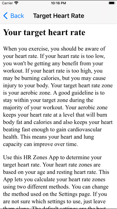 HR Zones - Target Heart Rate Screenshot