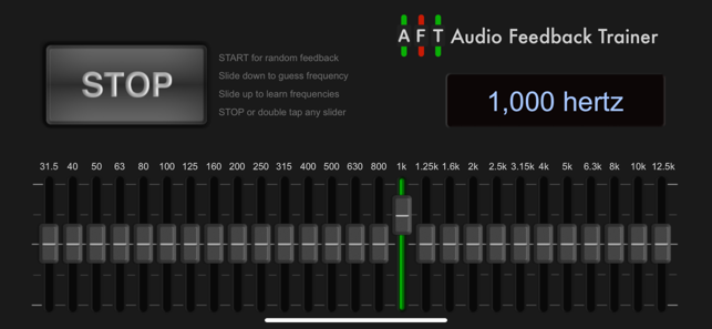 ‎Audio Feedback Trainer Screenshot